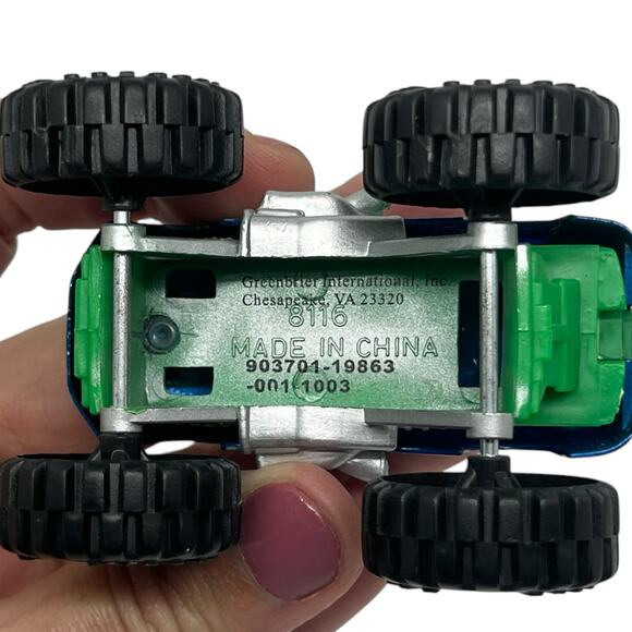 Greenbrier Power Zone Champion Monster Truck Blue Diecast 8116 - Picture 7 of 8